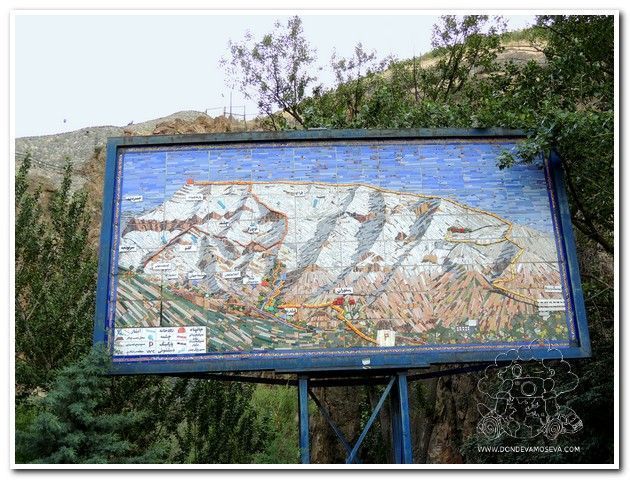 Diferentes rutas en Darabad (Cordillera del Alborz)