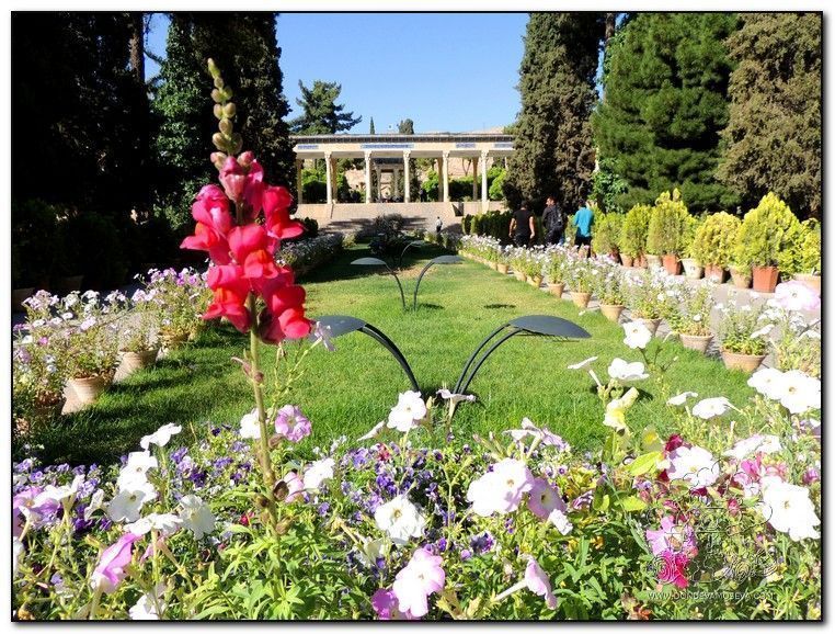 Jardín Musalla , lugar de peregrinaje para los adeptos al poeta Hafez