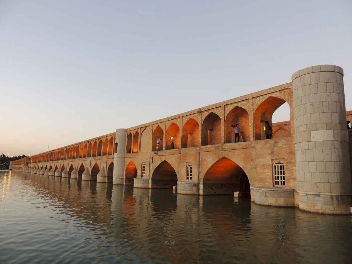 Los alrededores de Isfahan (Irán)