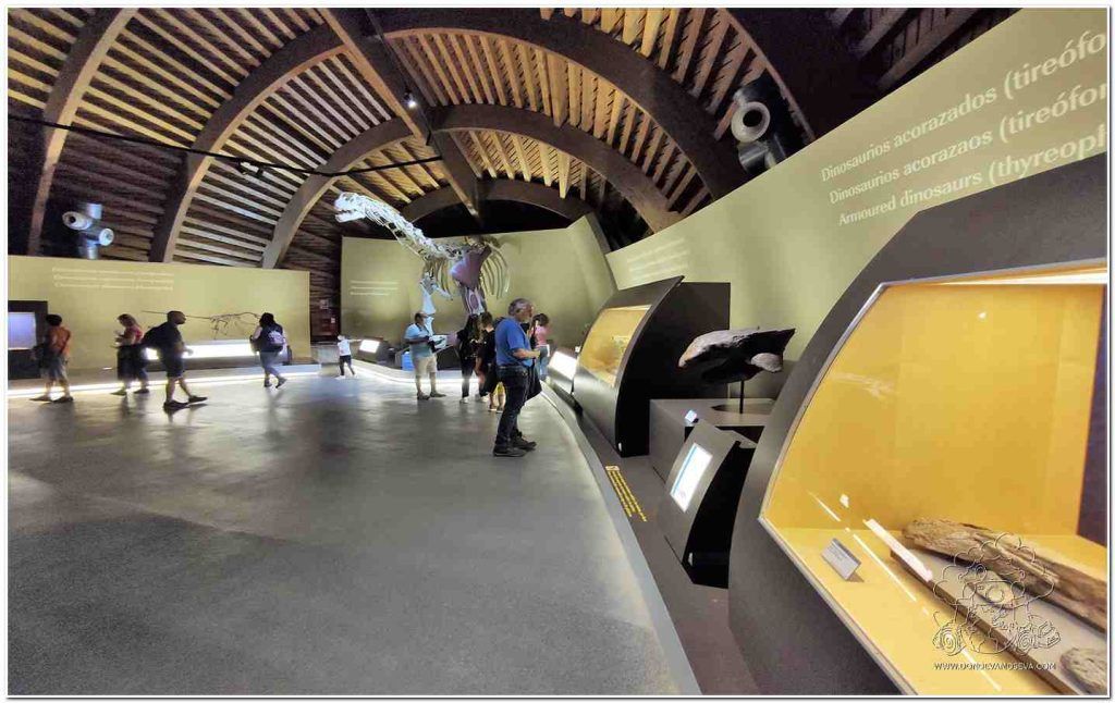 Salas interiores MUJA Museo Jurásico Asturias Colunga España