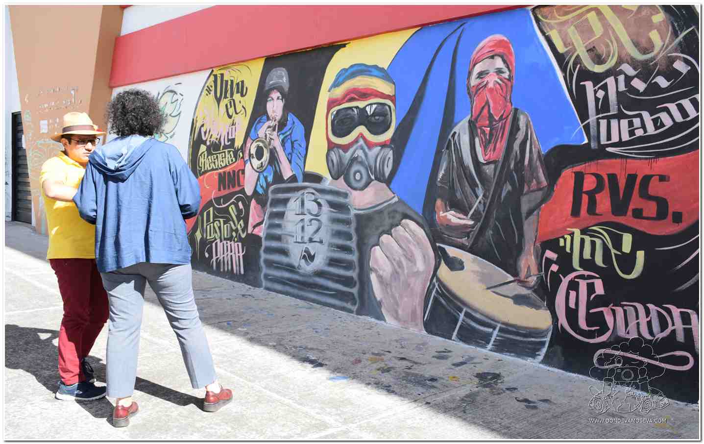 Murales de Pasto homenaje a las personas de primera línea en el Estallido Social de Colombia, Coliseo Barrio Obrero