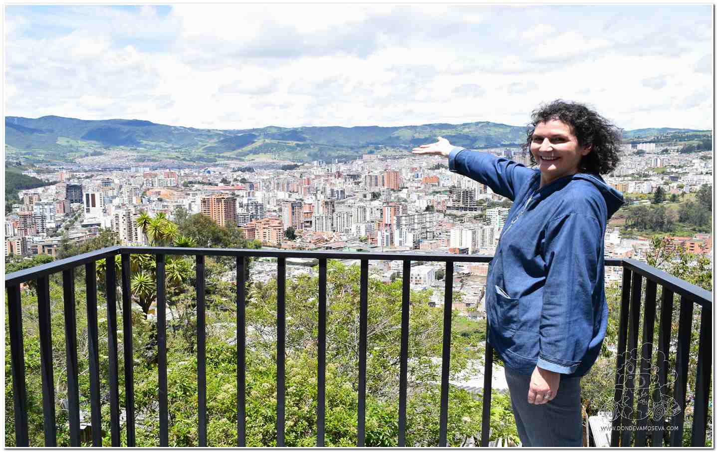 Vista de Pasto desde el mirador de Juanoy