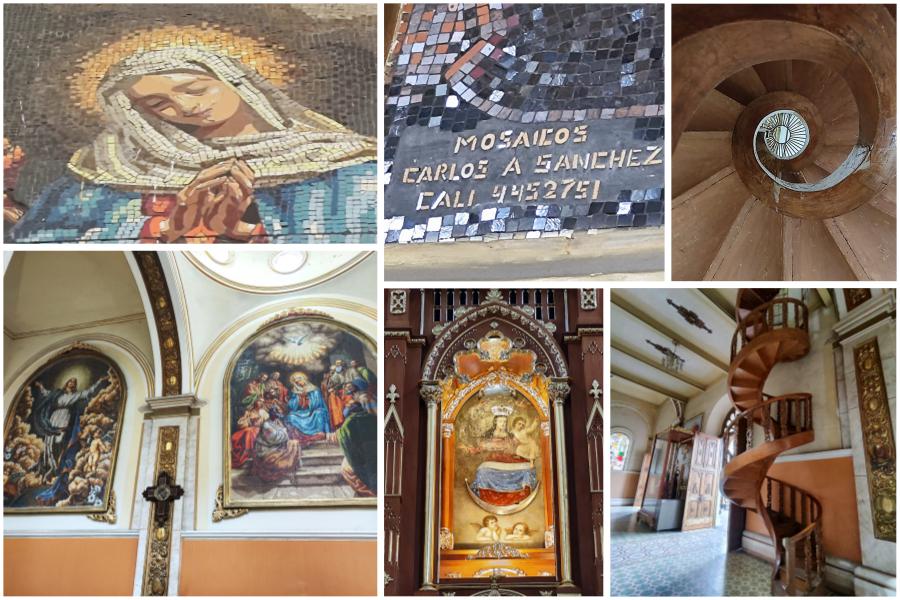Interior de La Merced "La Michita Linda" en la ruta Pasto ciudad teológica de colombia