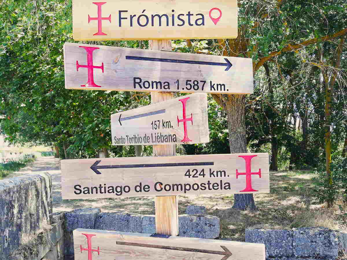Camino de Santiago francés en Palencia Frómista