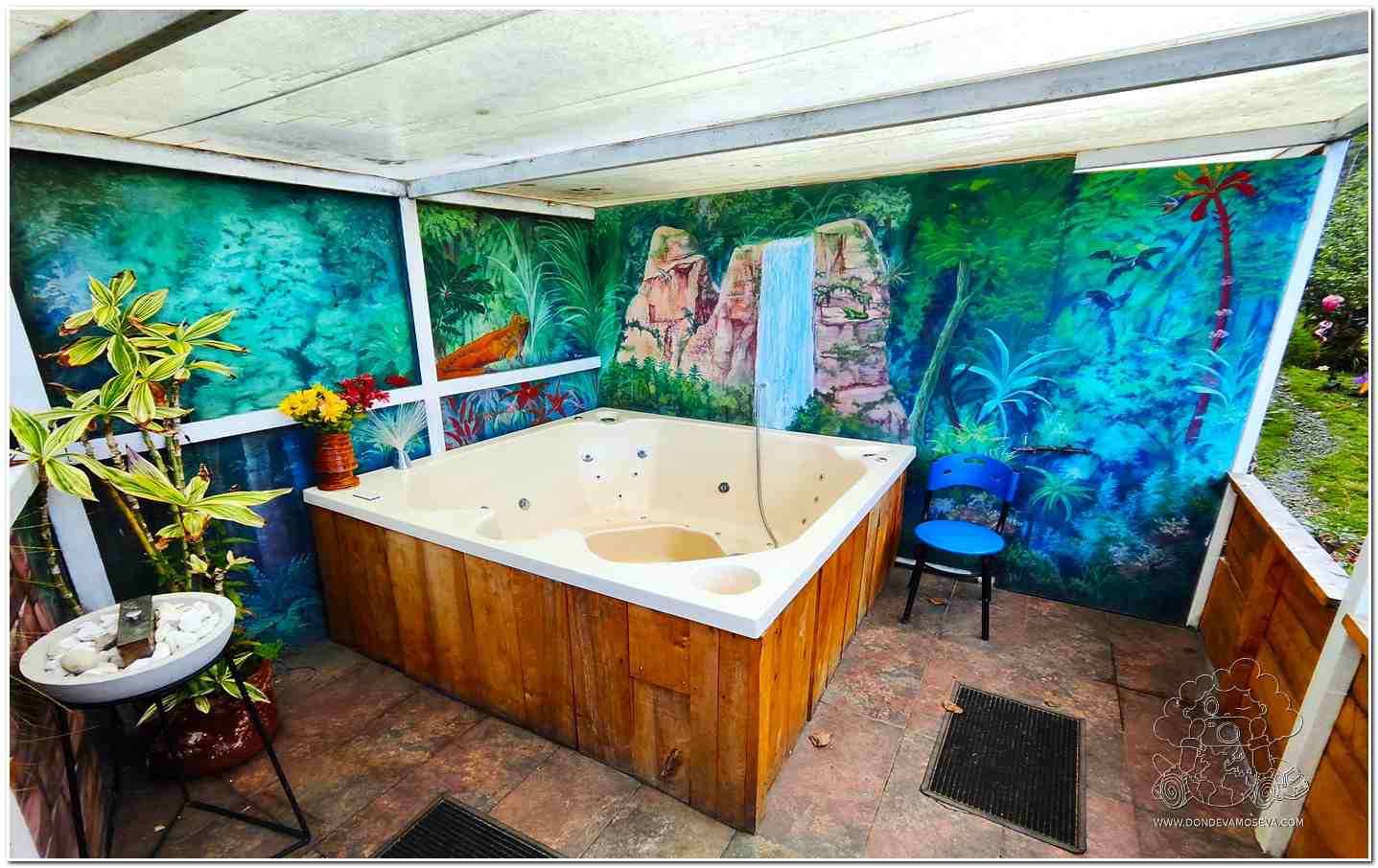 Jacuzzi en ecolodge Ayura La Cocha