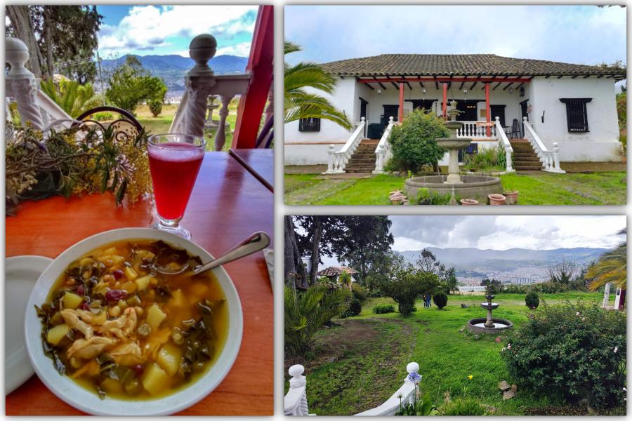 Comida en La Estancia de Obonuco café restaruante museo de Pasto