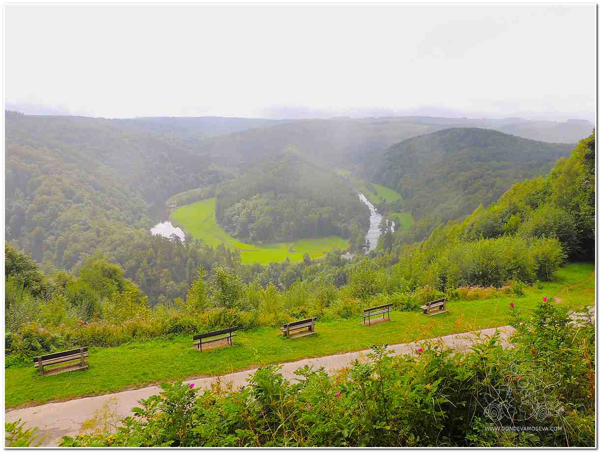 Paisajes de leyenda en las Ardenas Belgas conducir en Valonia