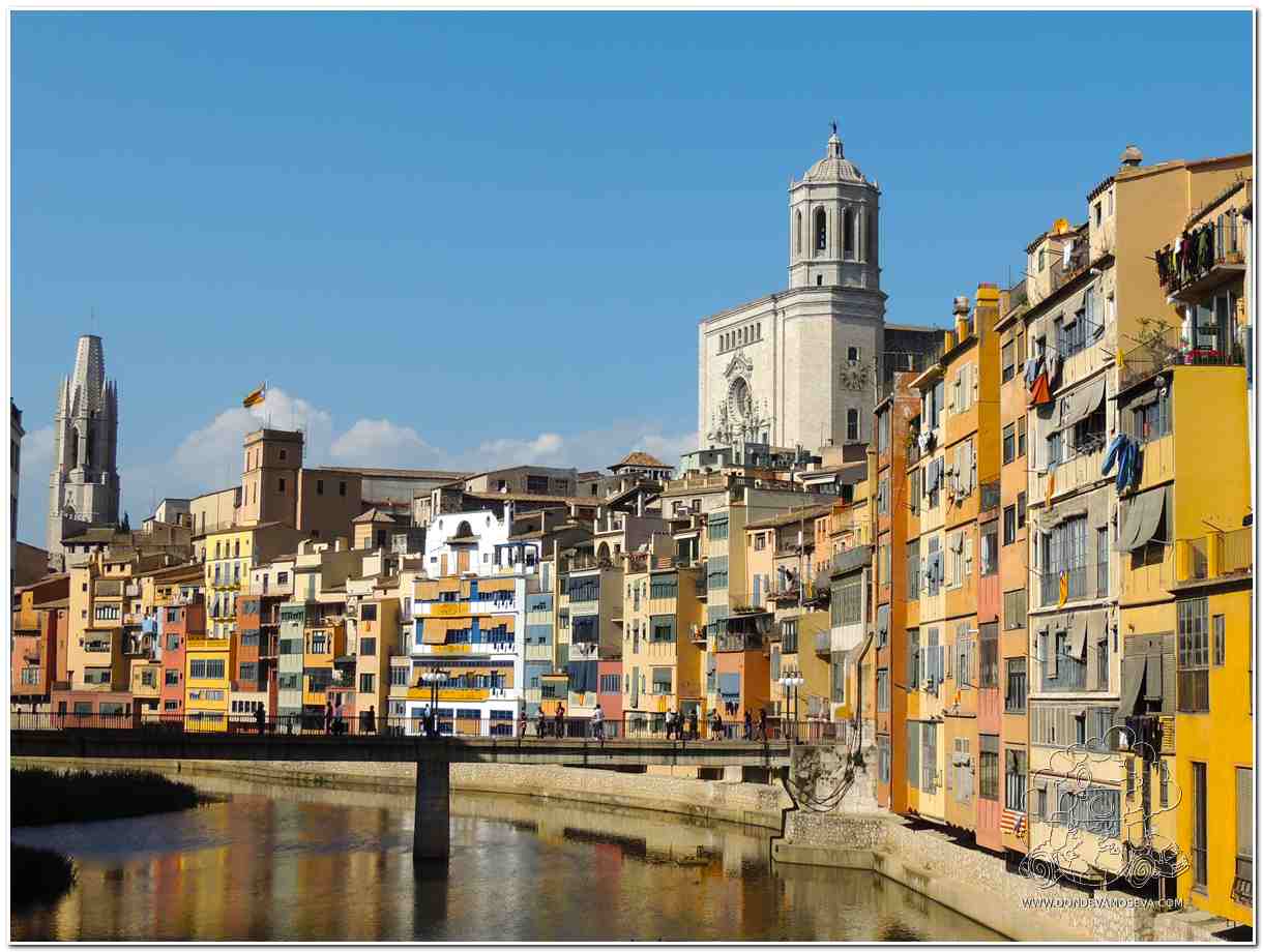 Girona, punto de partida de la ruta en bicicleta