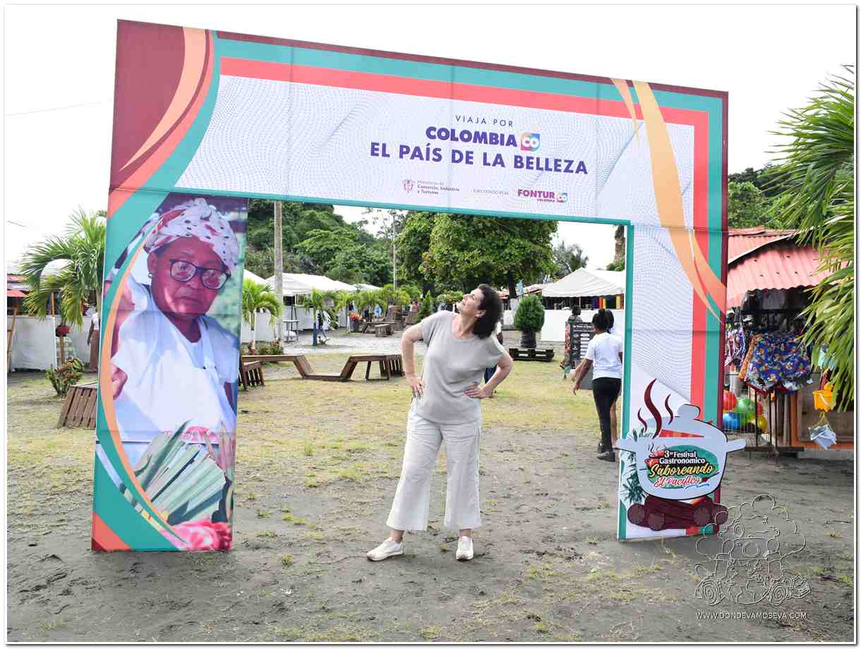recinto de la feria gastronómica de Tumaco
