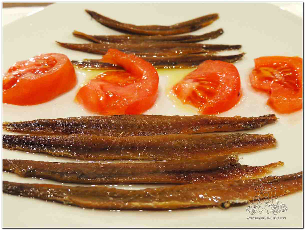 Anchoas Santoña en la ruta por la autovía del Cantábrico Cantabria España