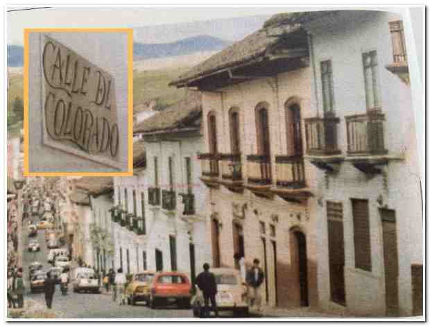 La Calle del colorado. Foto-Libro Historia de Pasto