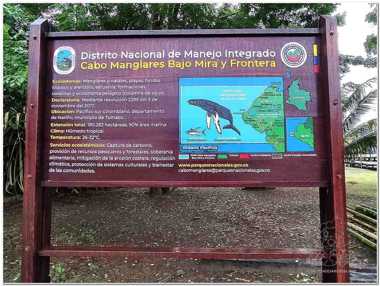 Reserva Natural Cabo Manglares Bajo Mira y Frontera senderismo en Bocagrande