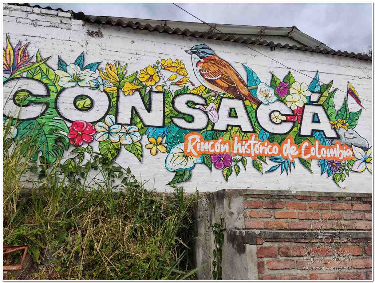Murales consaqueños que identifican sus aves, el turismo rural y la historia