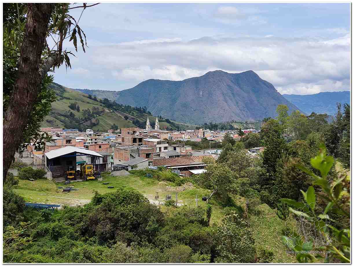 Panorámica del municipio de La Cruz en Nariño