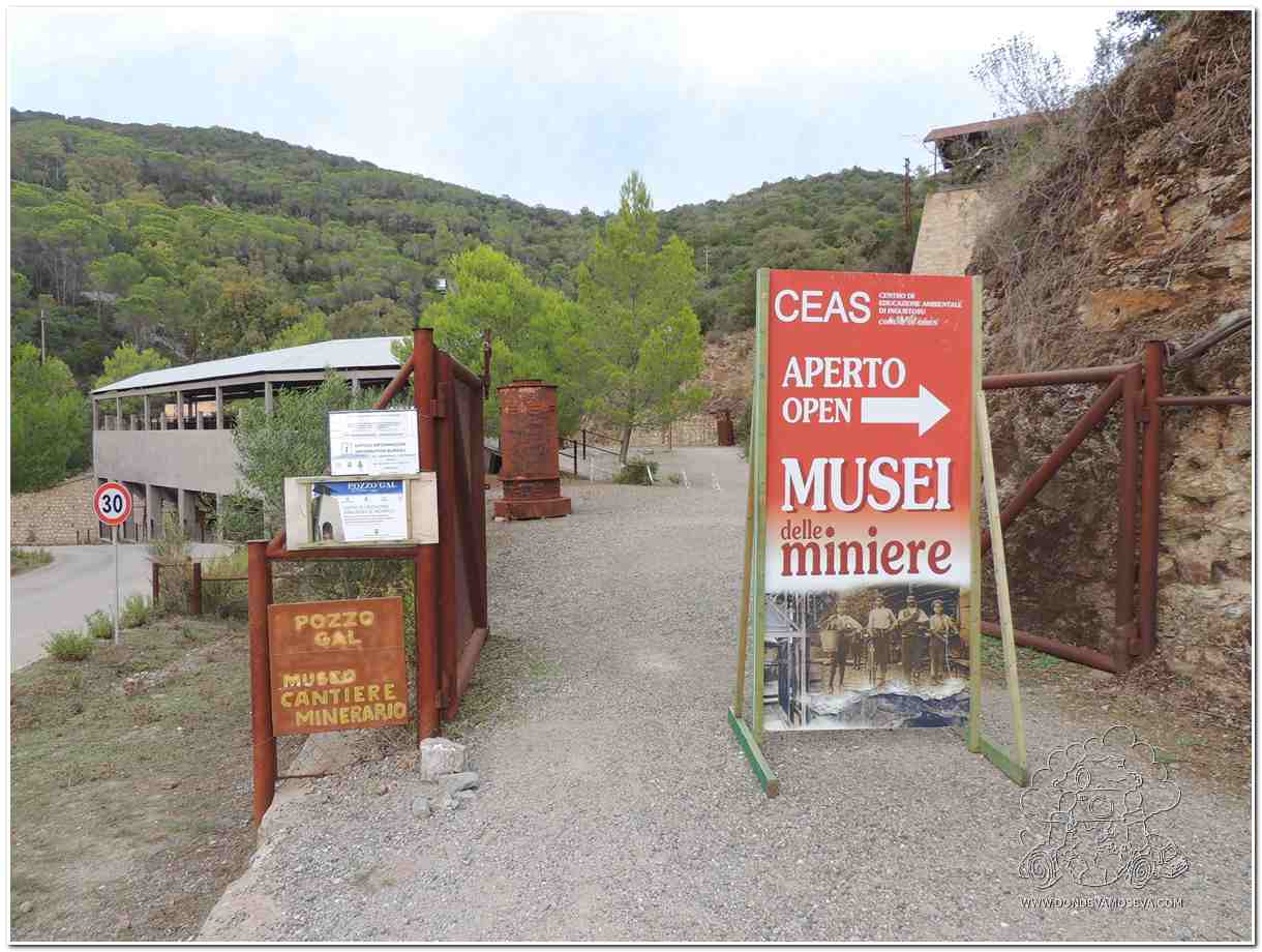 Museo Multimediale della Miniera en Pozzo Gal, antiguo complejo minero de Ingurtosu en la Costa Verde de Cerdeña.