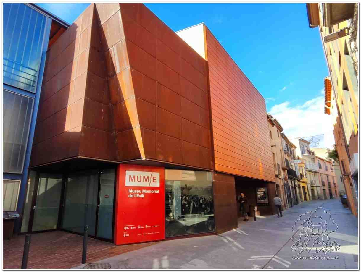 Fachada del Museu Memorial de l’Exili en La Jonquera, dedicado a la memoria del exilio republicano.