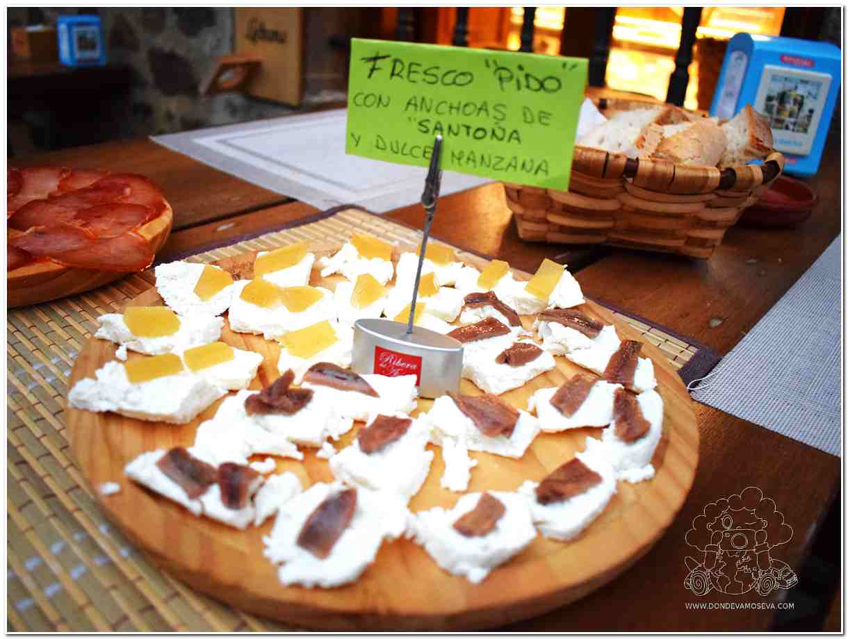 Queso fresco artesanal de Pido, típico del valle de Liébana