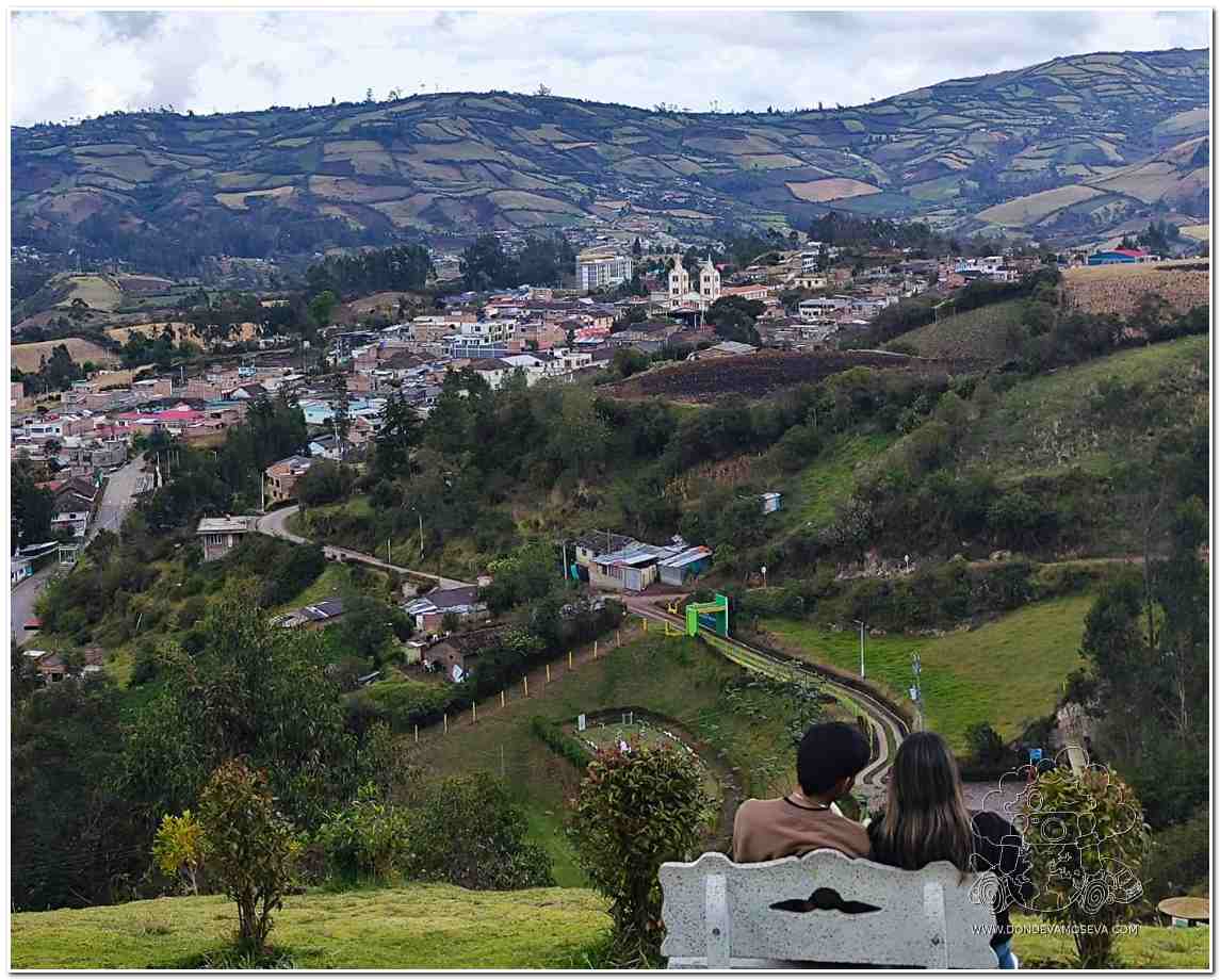 Paisaje montañoso de Ospina, Nariño, con cultivos de papa y tonos verdes