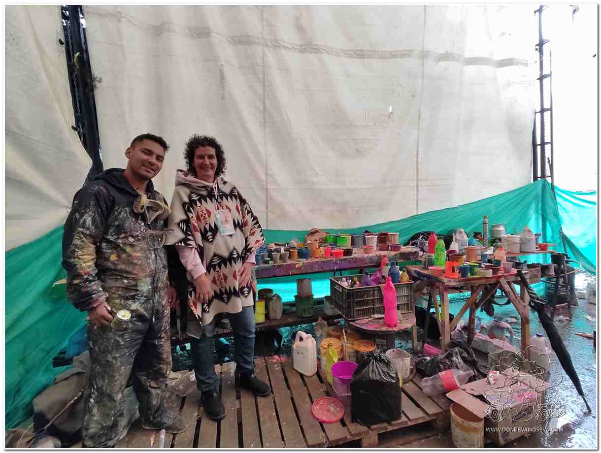 Taller artesanal del Carnaval días previos al Desfile Magno