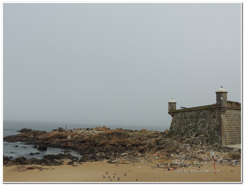 Castelo de Queijo, Oporto, en los primeros pasos del Camino Portugués por la Costa