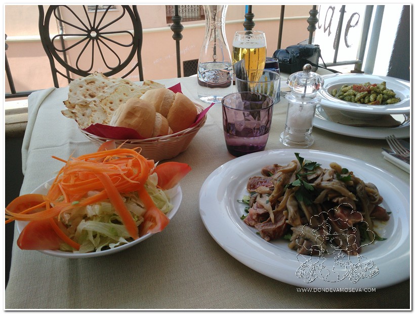 Gastronomía local del Supramonte en Dorgali