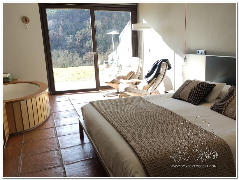 Habitación Acqua, un pequeño lujo en el Pirineo de Girona