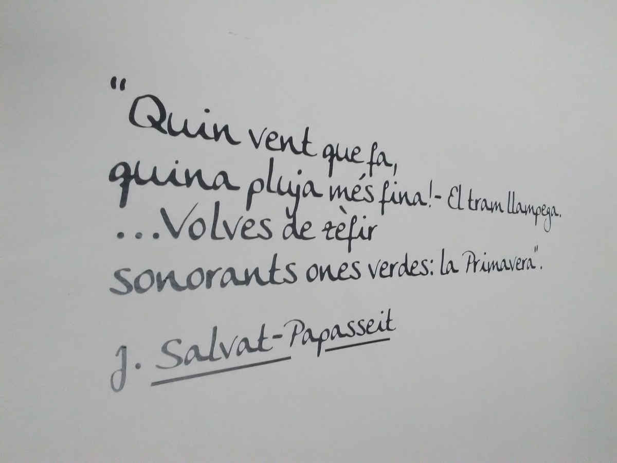 Poesía en habitacón del Resguard dels Vent Ribes de Freser