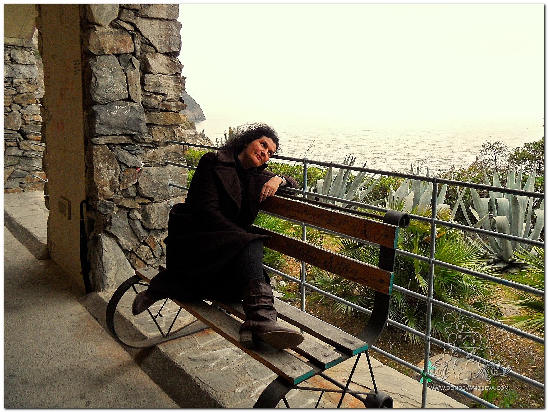 Vía del Amor entre Riomaggiore y Manarola con vistas al mar
