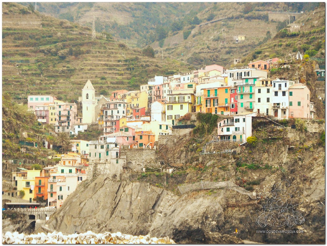 Riomaggiore desde el mar