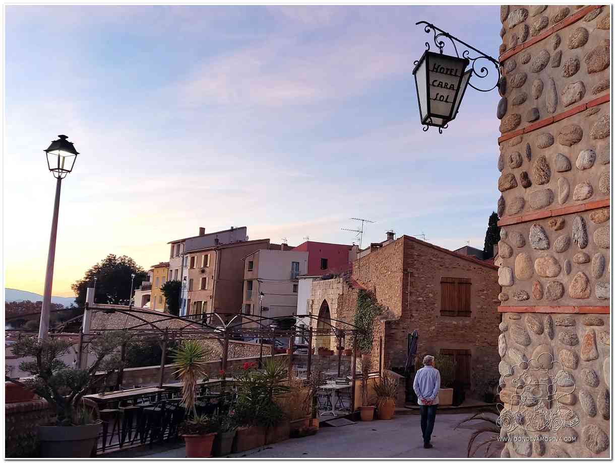 Calles del casco histórico de Elne en el Rosellón