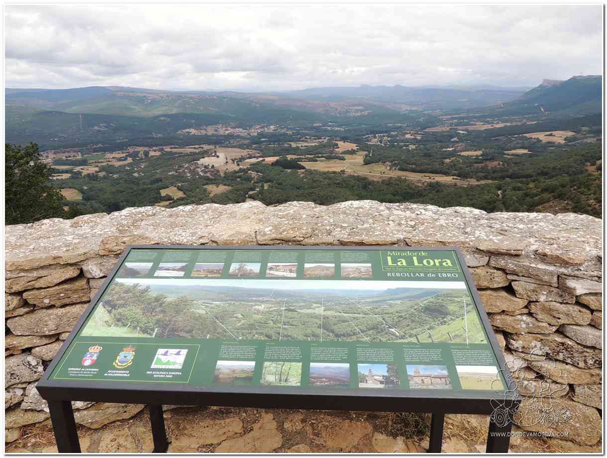 Paisaje del geoparque de Las Loras entre Burgos y Palencia