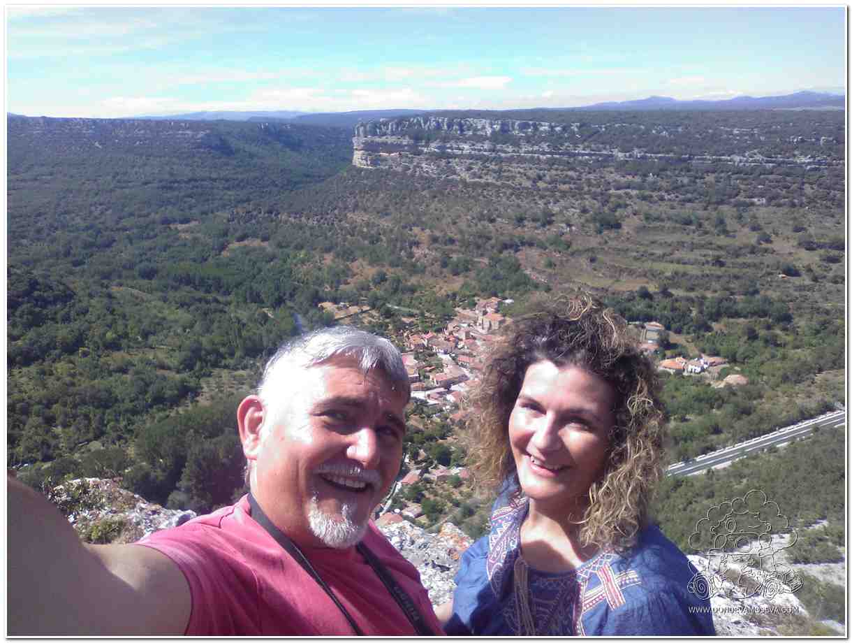 Mirador de las Hoces del Ebro en Escalada Burgos