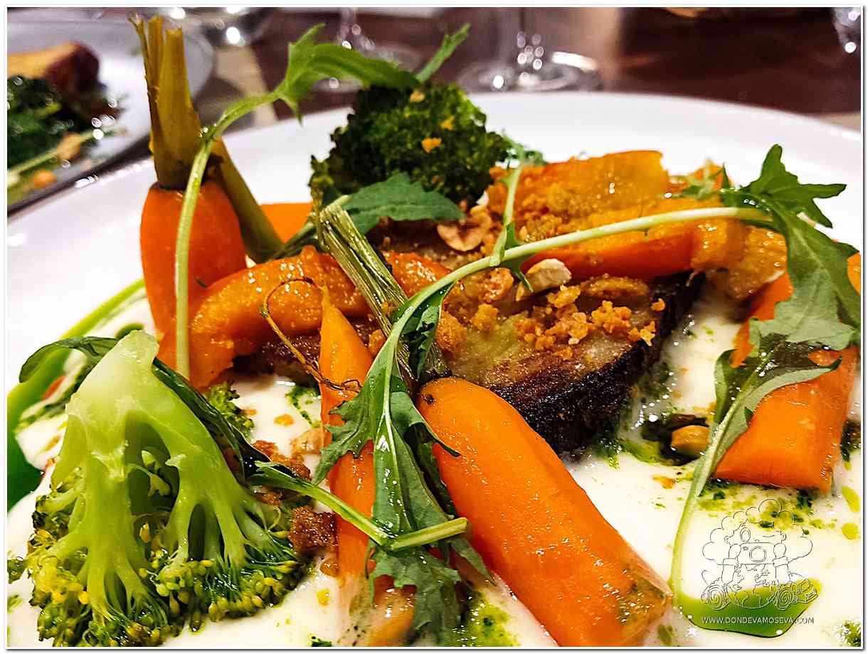 Plato gastronómico en el restaurante La Table d’Aimé de Cazes