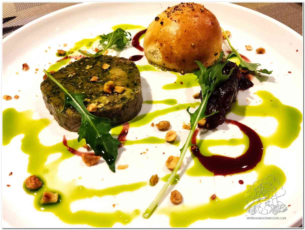Plato gastronómico del restaurante Le Fenix en Rivesaltes