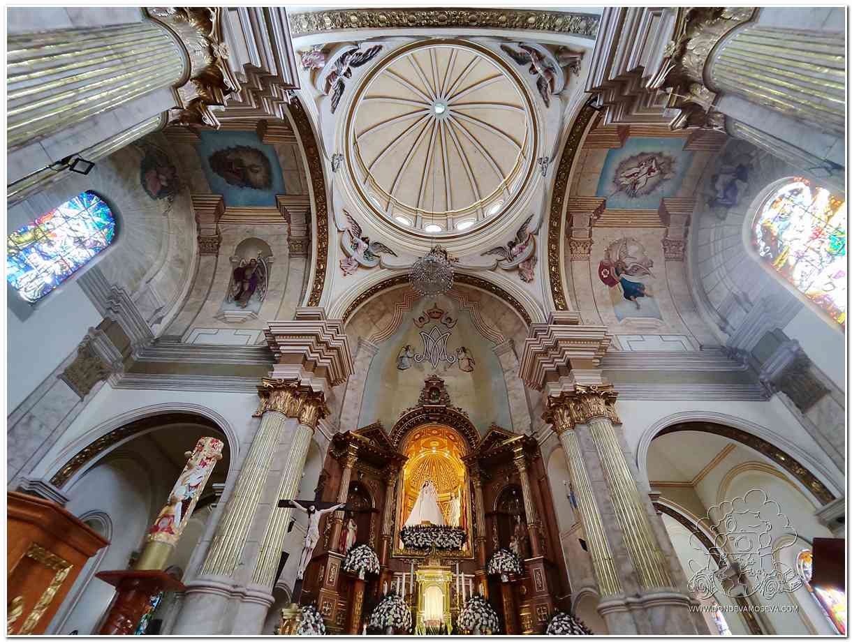 Interior de la iglesia de La Merced en Pasto