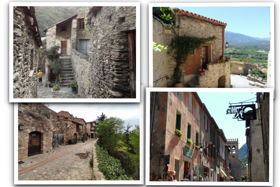 Castelnou Eus Evol y Villefranche de Conflent pueblos más bonitos de Francia en el departamento de Piineos Orientales