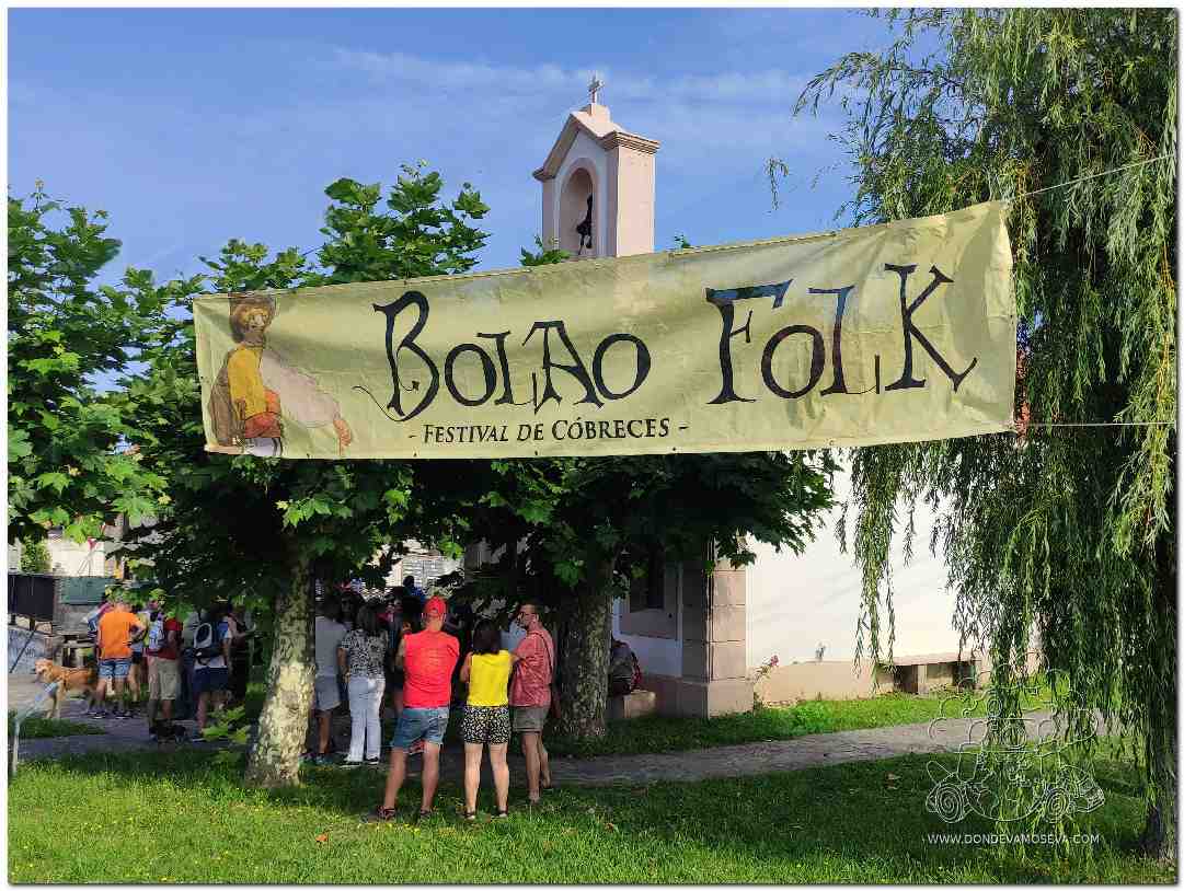 Festival Bolao folk tradicional en Cóbreces