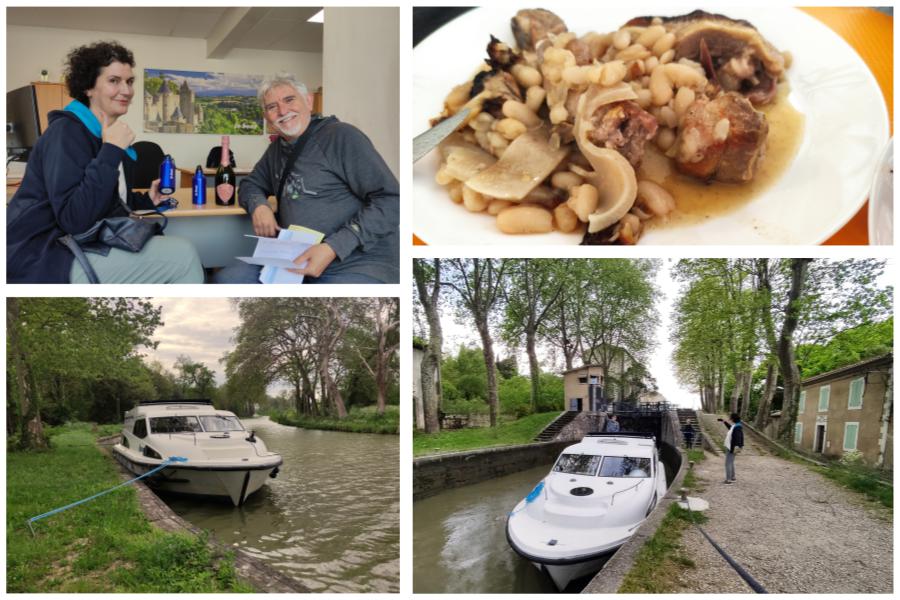 Primer día navegando por el Canal du Midi desde Castelnaudary