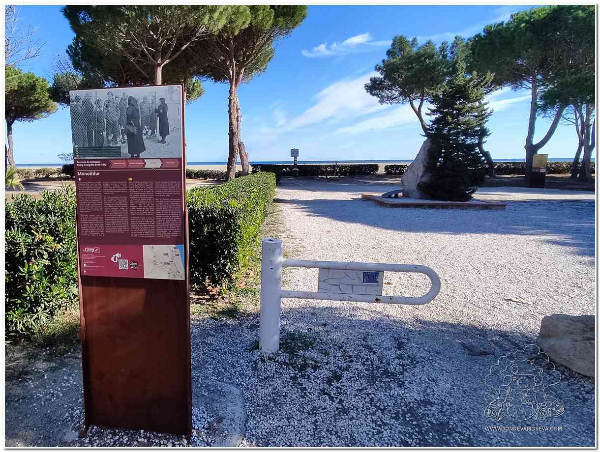 Memorial a los refugiados españoles en Argelès-sur-Mer