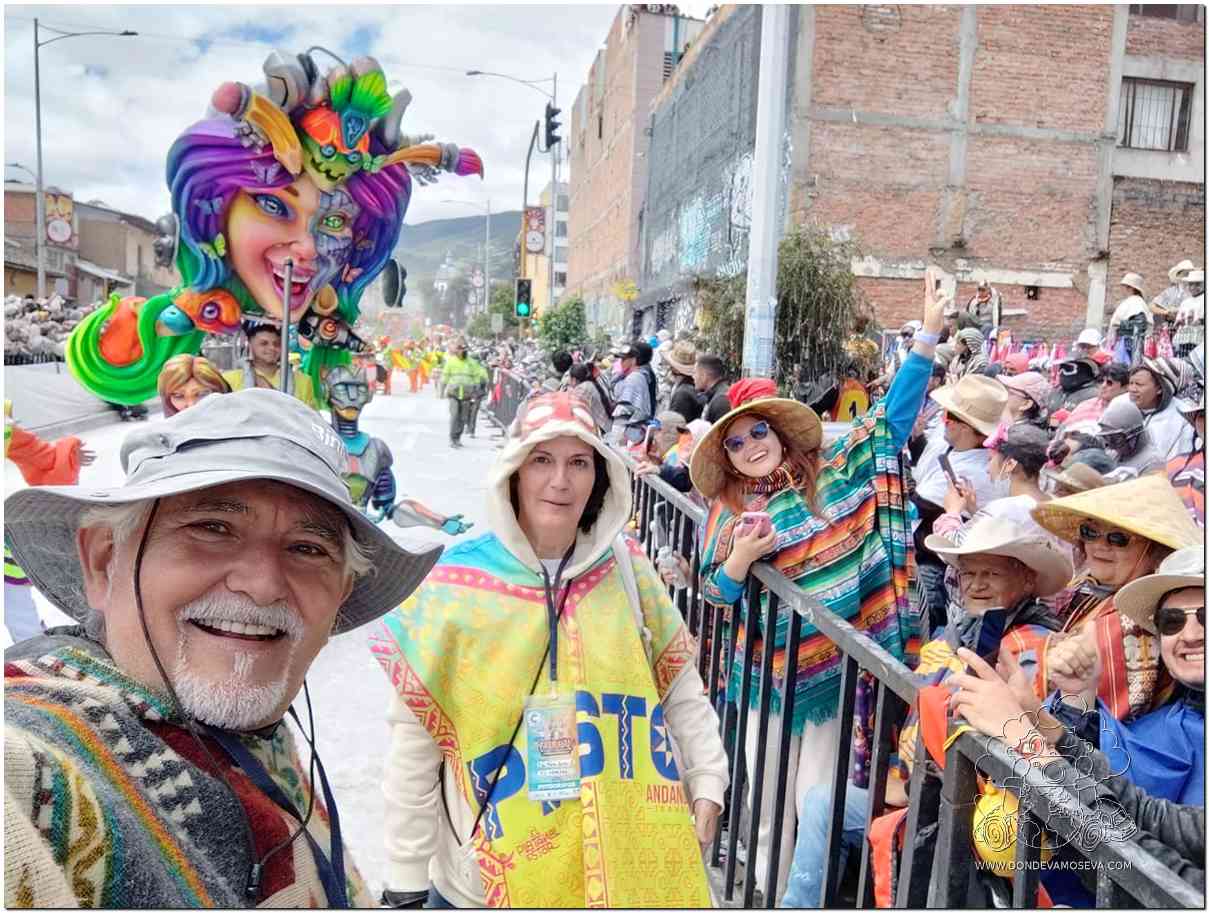 Desfile del Carnaval de Negros y Blancos en Pasto, Colombia
