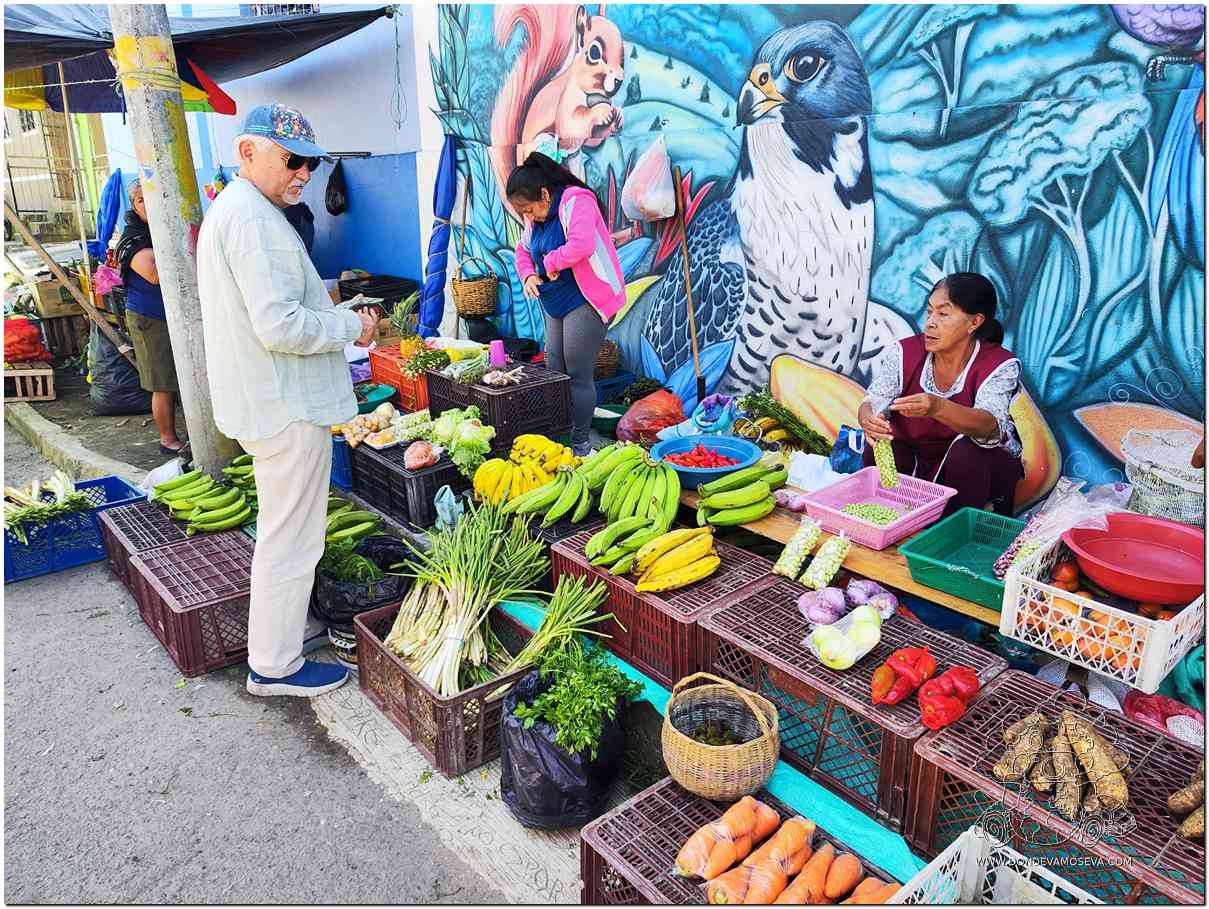 Compra segura en un mercado campesino de Chachagüí, Nariño