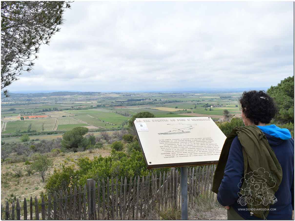 Restos arqueológicos del Oppidum d'Ensérune junto al túnel de Malpas en Occitania