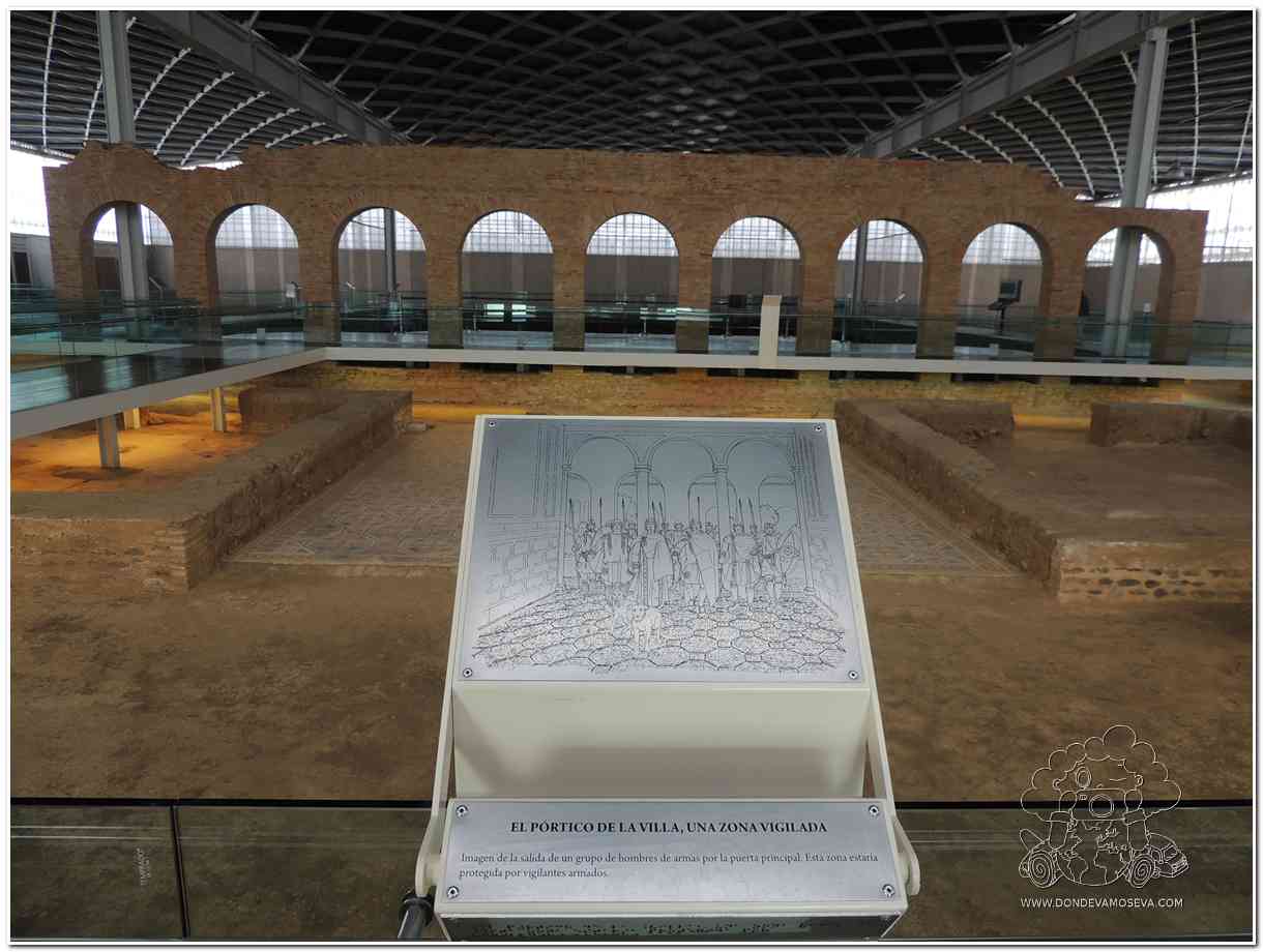 Mosaicos de la Villa Romana La Olmeda en Palencia