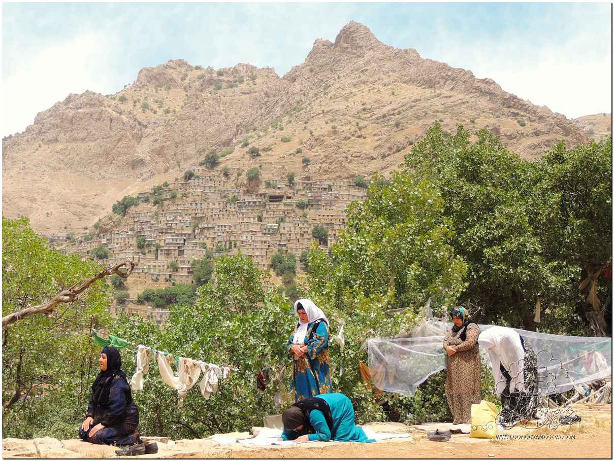 Oraman o Hawraman en las montañas del Zagros, Irán