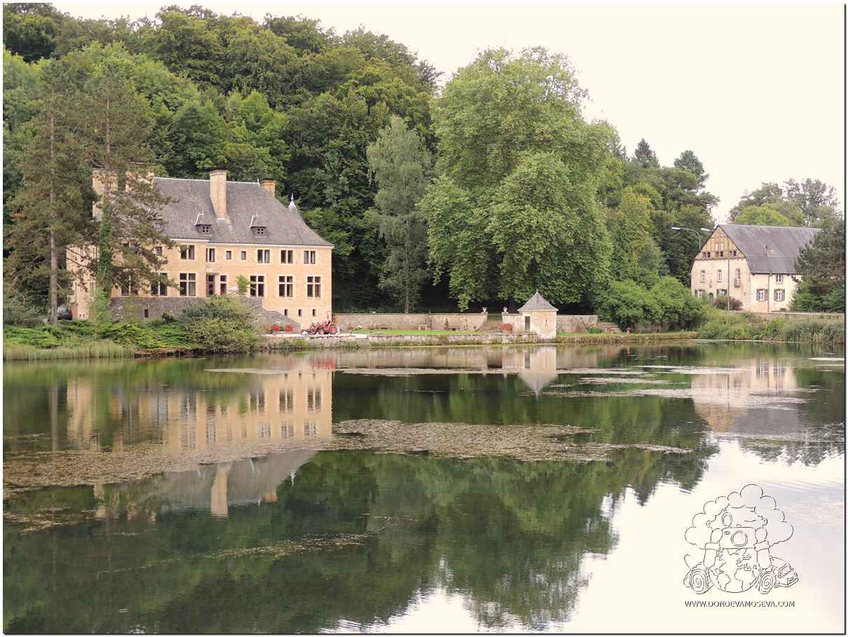 Château d'Orval, en el límite de la frontera con Francia