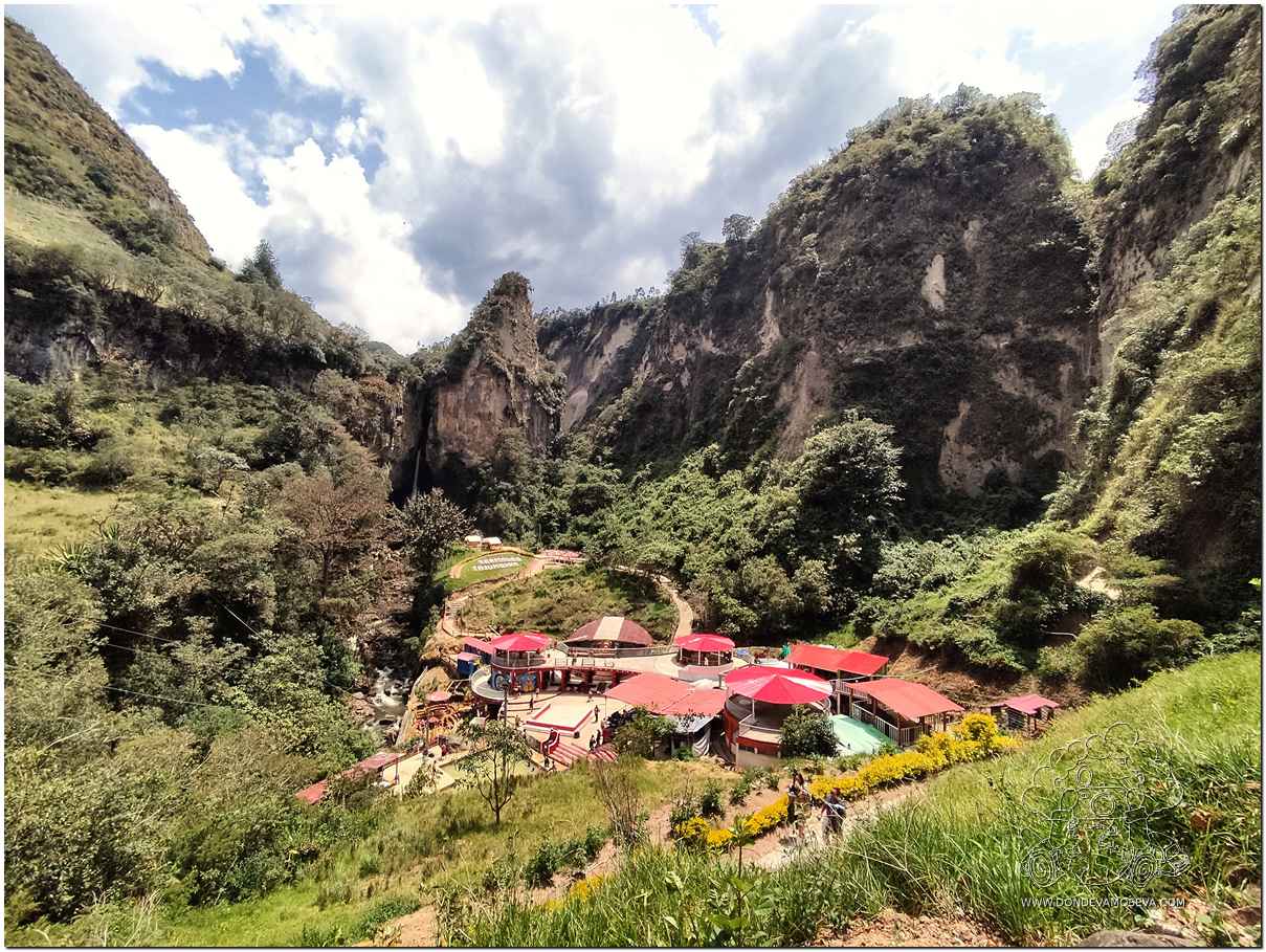 Cascada y aguas termales de Tajumbina lugares increíbles en Nariño, Colombia